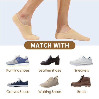 IDEGG Women & Men No Show Low Cut Anti‑Slip Casual Sports Running Socks