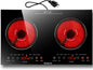 2 Burner Electric Cooktop 110V, 2000W, 24" Countertop & Built-in