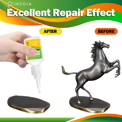 INSOIA Super Medium CA Glue, 20g, Strong Bond, with Precision Tips