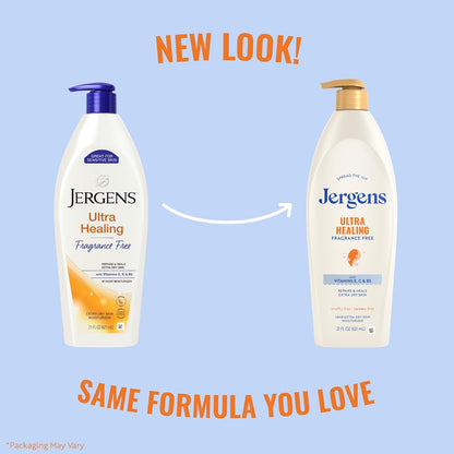 Jergens Ultra Healing Body Lotion, Moisturizer for Dry Skin, 32 fl oz