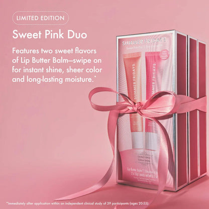 Summer Fridays Lip Butter Balm - Moisturizing Lip Gloss for Instant Shine + Sheer Color - With Nourishing Shea Butter - Everyday Makeup + Skin Care Summer Essentials - Vegan - Pink Sugar (.5 Oz)
