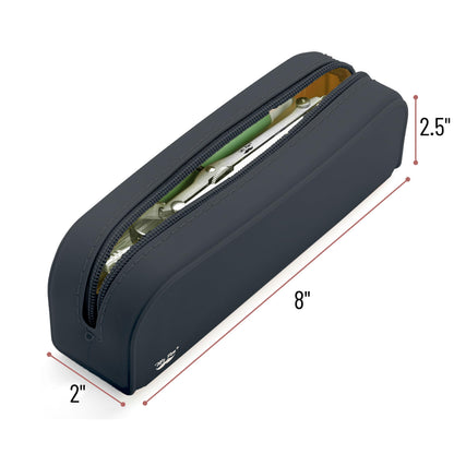 Mr. Pen- Silicone Pencil Case, Aesthetic Pencil Bag for Women, Makeup Pouch