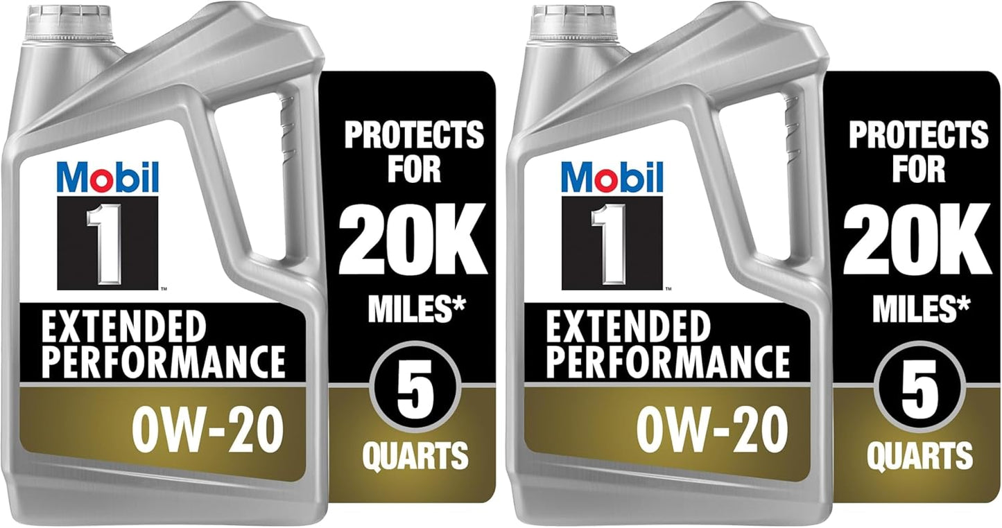 Mobil 1 European Car Formula Full Synthetic Motor Oil 0W-40, 5 Quart