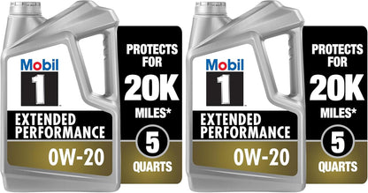 Mobil 1 European Car Formula Full Synthetic Motor Oil 0W-40, 5 Quart