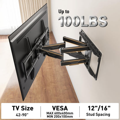 Mounting Dream Full Motion TV Wall Mount for 32-70 Inch TVs up to 99lbs