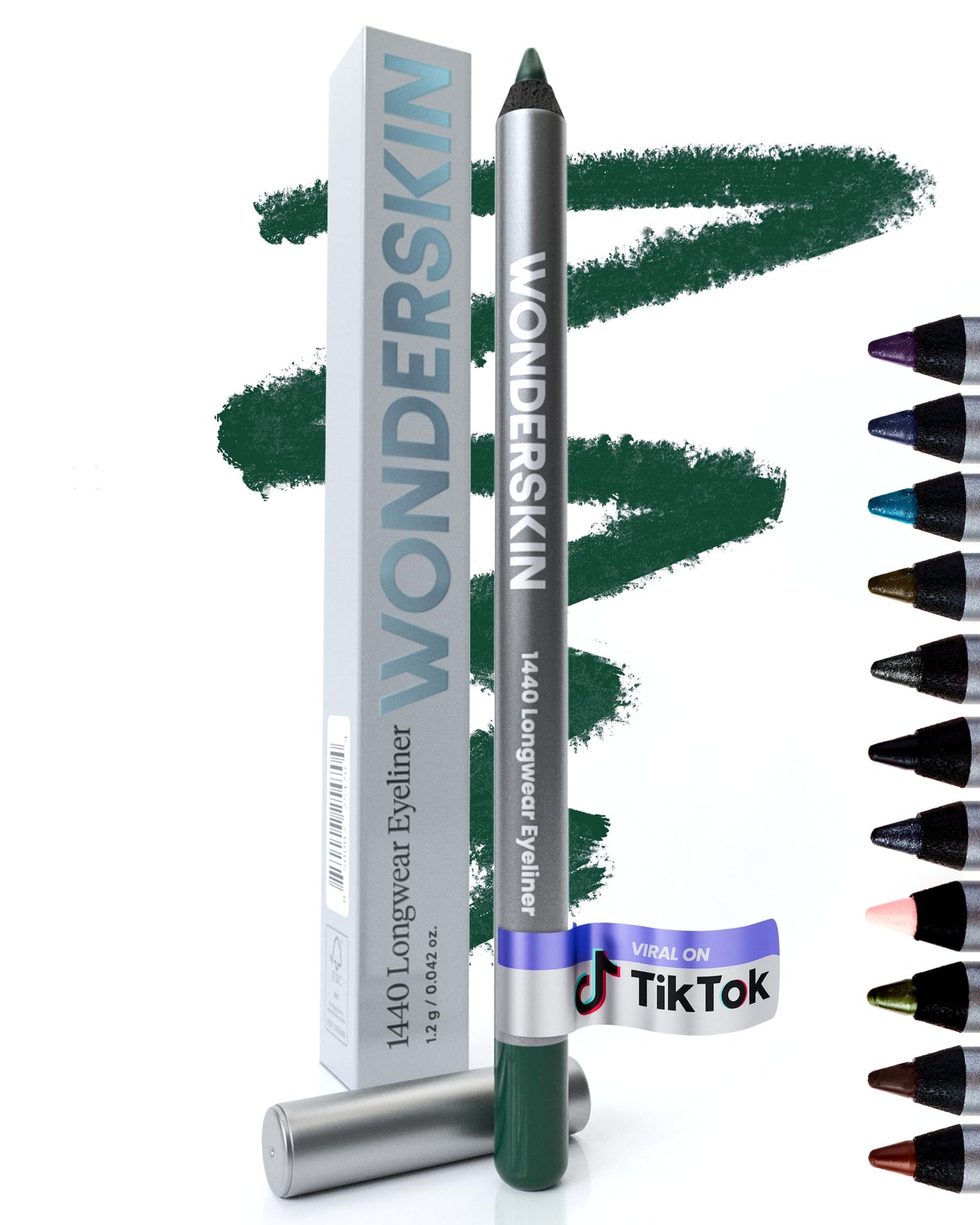 Wonderskin Eyeliner Pencil 1440 Longwear Eyeliner Waterproof & Smudge Proof