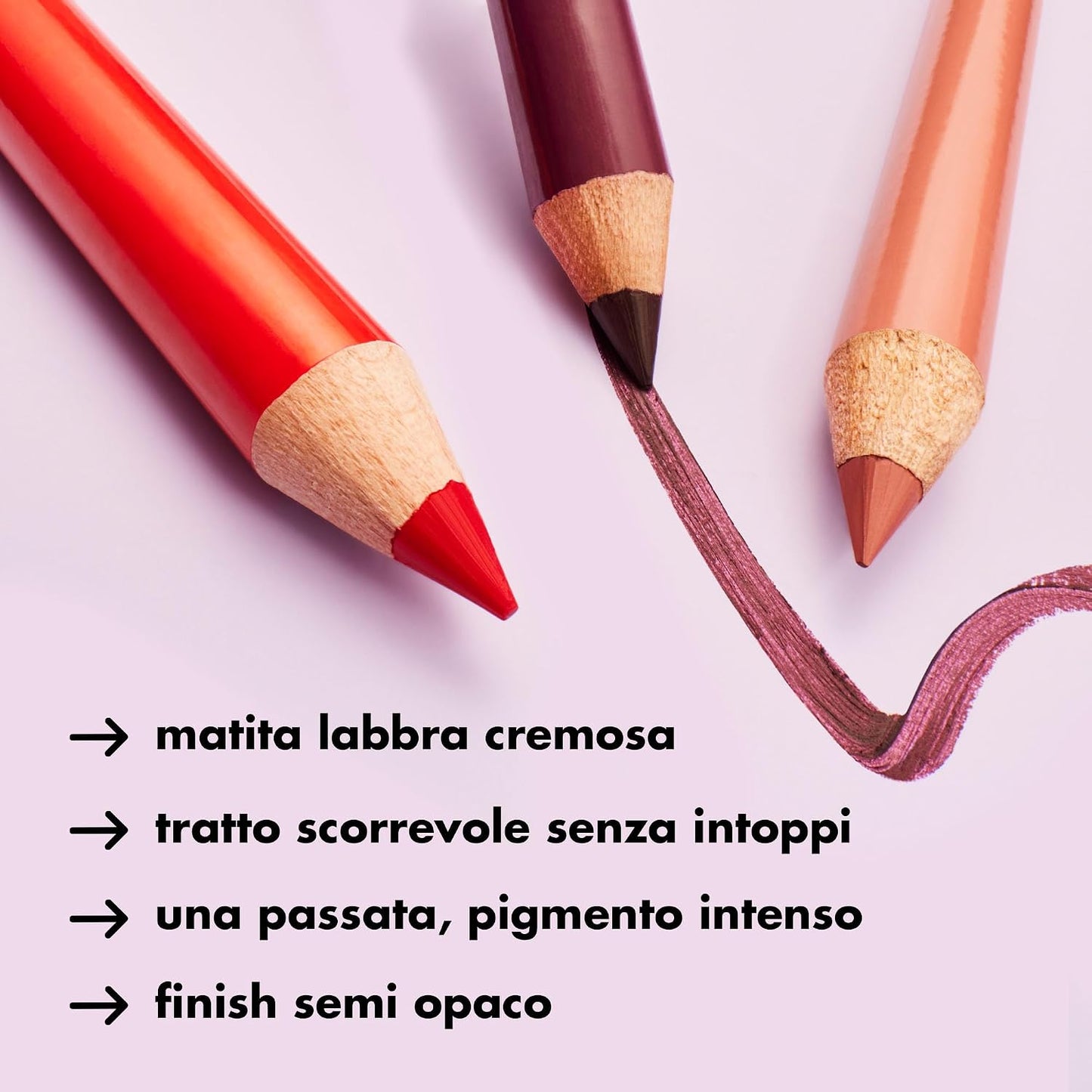 e.l.f. Cream Glide Lip Liner, Highly-Pigmented Pencil For Shaping & Sculpting Lips, Semi-Matte Finish, Vegan & Cruelty-Free