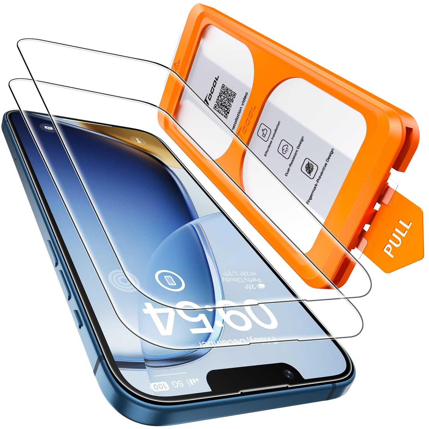 TOCOL for iPhone 17 Pro Max Screen Protector, Clear