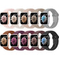 10 Pack Silicone Sport Bands Compatible with Apple Watch Band Women Men