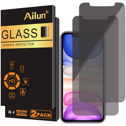 Ailun 3 Pack Privacy Screen Protector for iPhone 16 Pro Max, Tempered Glass