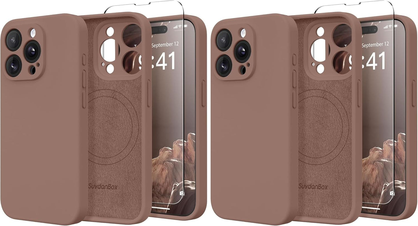Magnetic for iPhone 17 Case Silicone Matcha