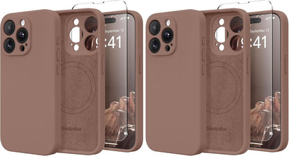 Magnetic for iPhone 17 Case Silicone Matcha