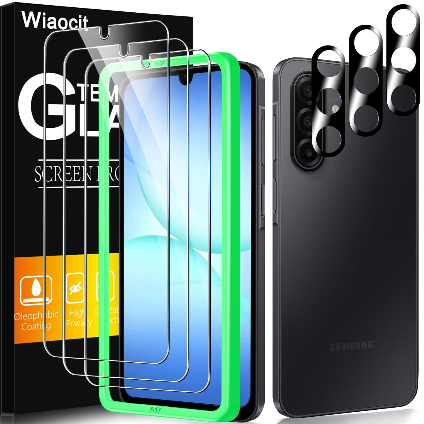 Wiaocit Camera Lens Protector for iPhone 16 Pro/iPhone 16 Pro Max