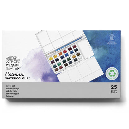 Winsor & Newton Cotman Watercolor Paint Set, Sketchers' Pocket Set