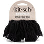 Kitsch Elastic Hair Ties No Damage | Stretchable Hair Bands - Neutral 12pcs