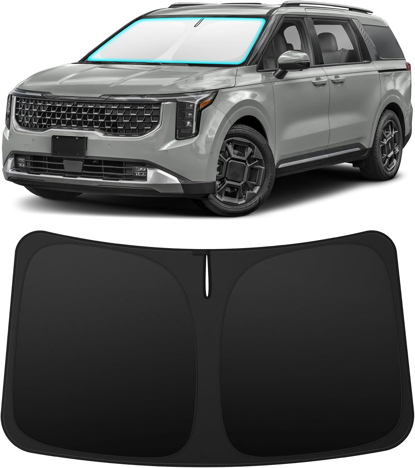 INSAUTO Custom Fit Windshield Sun Shade for Nissan Frontier 2005-2021