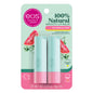 eos 100% Natural Lip Balm - Strawberry Sorbet and Pomegranate Raspberry, All-Day Moisture, Lip Care Products, 0.14 oz, 2-Pack