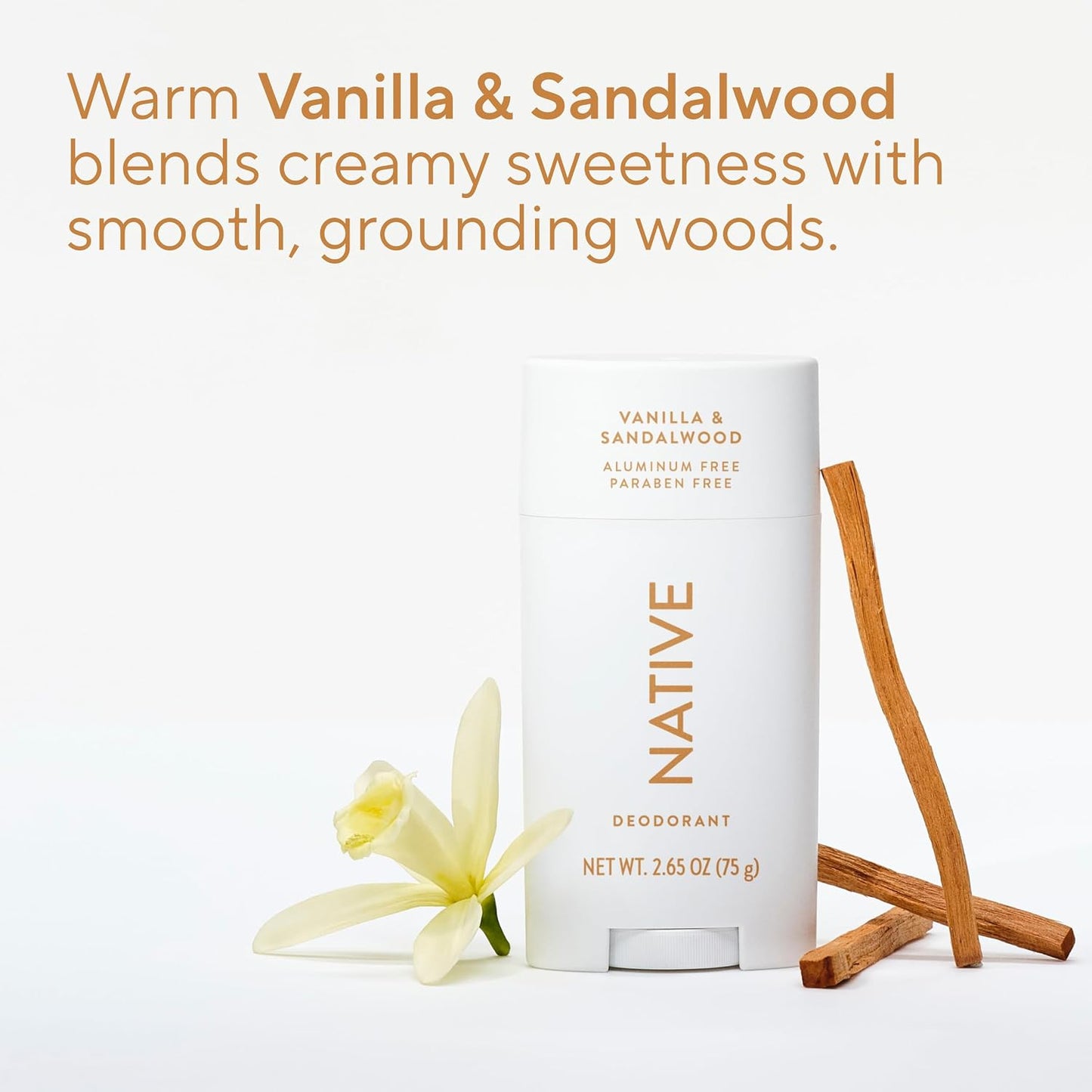 Native Deodorant Contains Naturally Derived Ingredients, 72 Hour Odor Control, Deodorant for Women and Men, Aluminum Free, Coconut & Vanilla 2.65oz