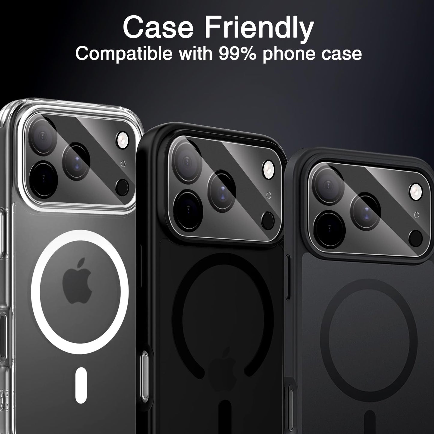 Wiaocit Tempered Glass Privacy Screen Protector for iPhone 15 Pro