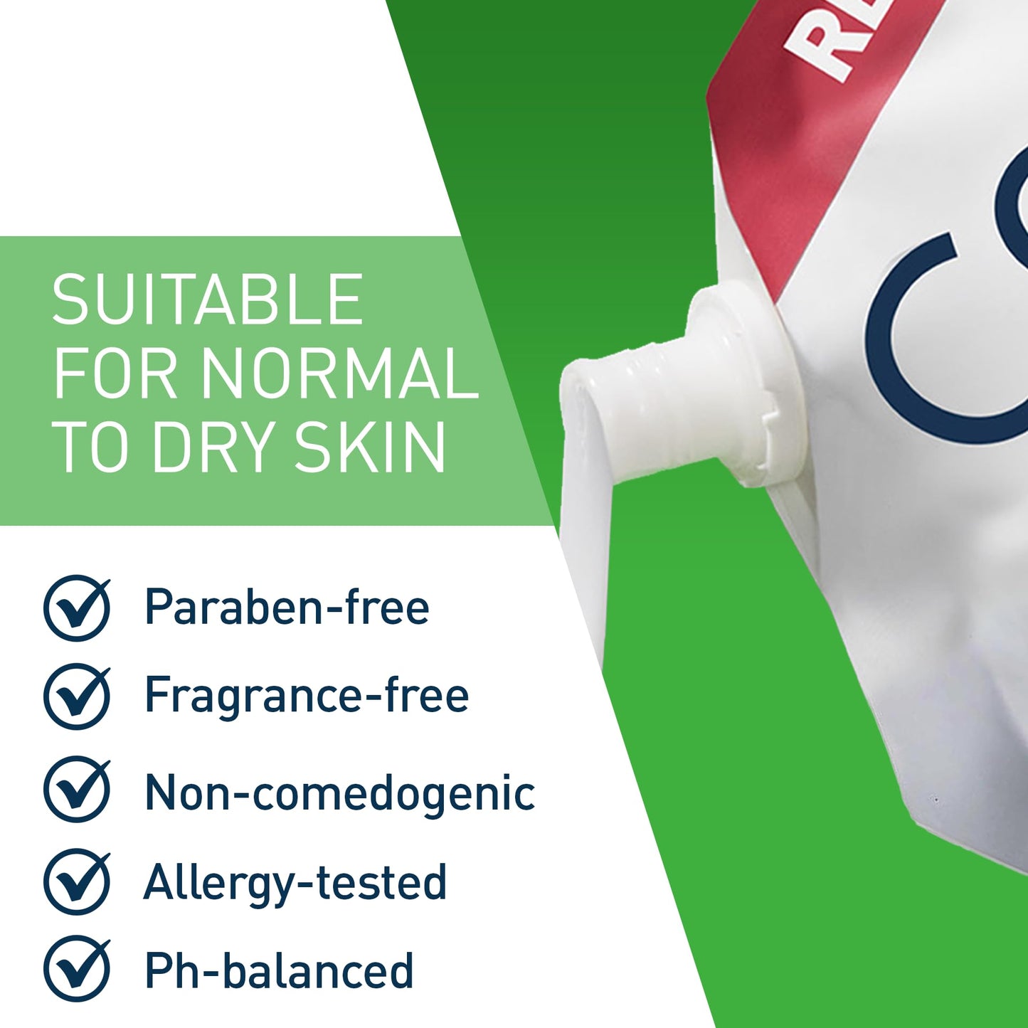 CeraVe Hydrating Cream To Foam Cleanser, Face Wash for Dry Skin, 8 Fl Oz (Pack of 12)