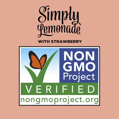Simply Lemonade with Strawberry, 52 Fl Oz Bottle