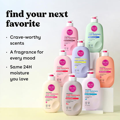 eos Shea Better 24H Moisture Body Lotion- Jasmine Peach, 16 fl oz