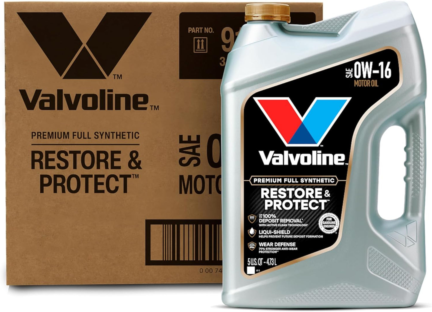 Valvoline Advanced Full Synthetic SAE 0W-20 Motor Oil 5 QT