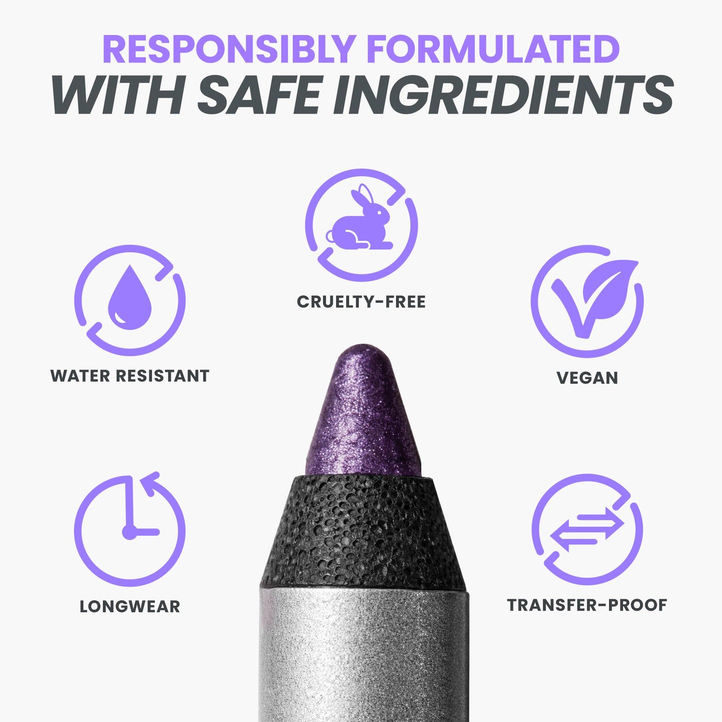 Wonderskin Eyeliner Pencil 1440 Longwear Eyeliner Waterproof & Smudge Proof