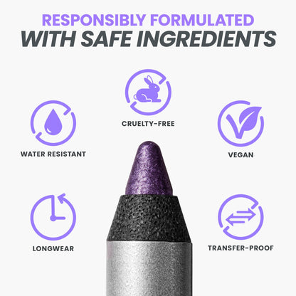 Wonderskin Eyeliner Pencil 1440 Longwear Eyeliner Waterproof & Smudge Proof
