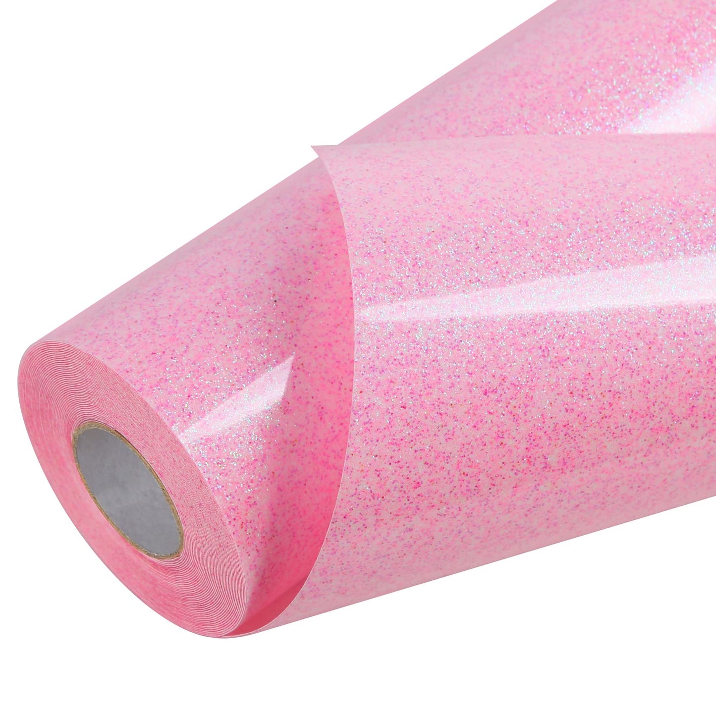 TORC Blush Glitter HTV Heat Transfer Vinyl Roll 12 inch x 5 ft Iron on Vinyl for T Shirts Crafts