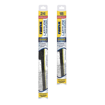 Rain-X 810348 Repellency Water Repellent Wiper Blades, 26" & 16" Windshield Wipers, All Weather Streak-Free for Enhanced Visibility w/Water Repellency Formula [Amazon Exclusive]