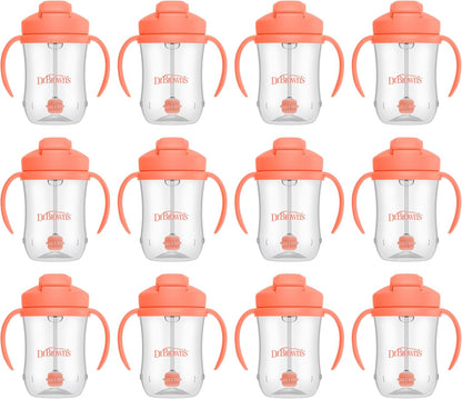 Dr. Brown's Milestones Baby's First Straw Cup, Blue, 1-Pack