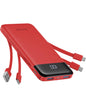 charmast Power Bank Portable Charger with Reinforced Built-in 4 Cables