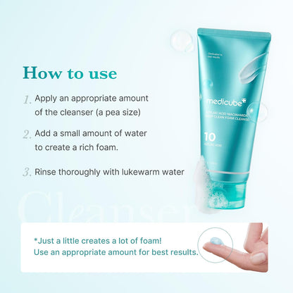 medicube Facial Cleanser Turmeric Capsule Foam Cleanser