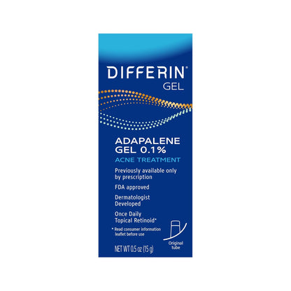 Differin Acne Retinoid Treatment Gel, 0.1% Adapalene, 45g Pump
