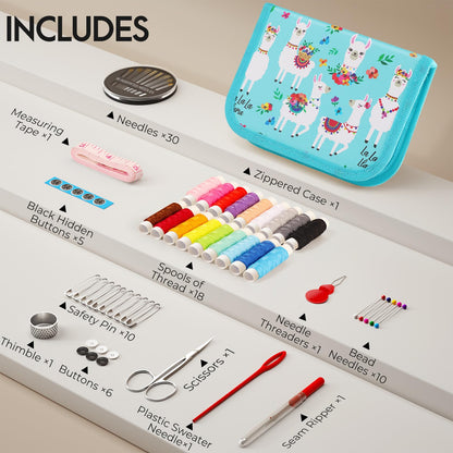 Coquimbo Sewing Kit for Adults, Christmas Stocking Stuffers for Teen Girls