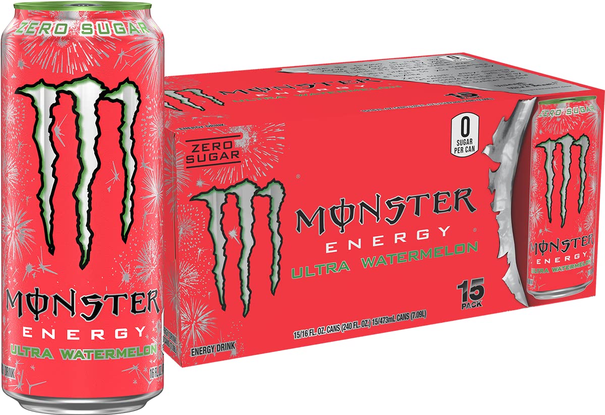 Monster Energy Zero Ultra, Sugar Free Energy Drink, 16 Ounce