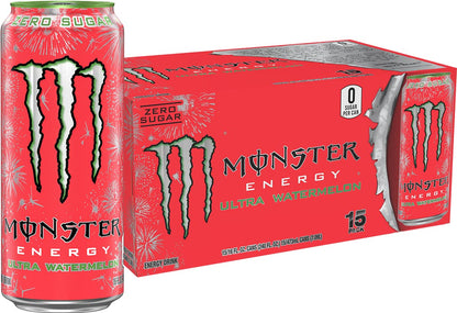 Monster Energy Zero Ultra, Sugar Free Energy Drink, 16 Ounce