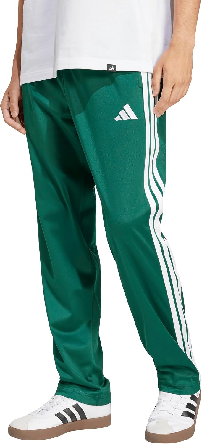 adidas Mens Dayready Open Hem Tracksuit Bottoms Casual - Black