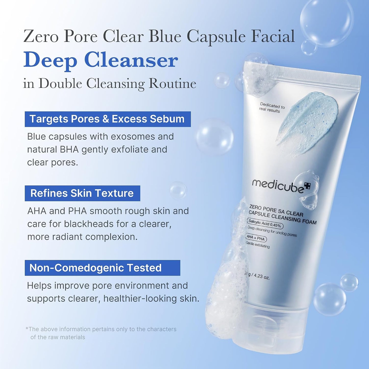 medicube Facial Cleanser Turmeric Capsule Foam Cleanser