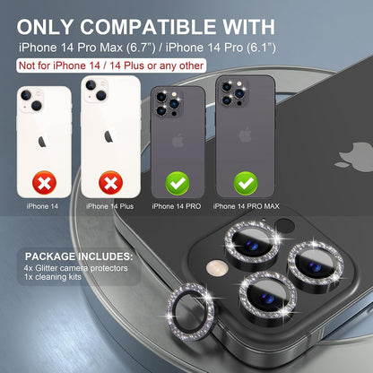 Choiche for iPhone 16 Pro/iPhone 16 Pro Max Camera Lens Protector
