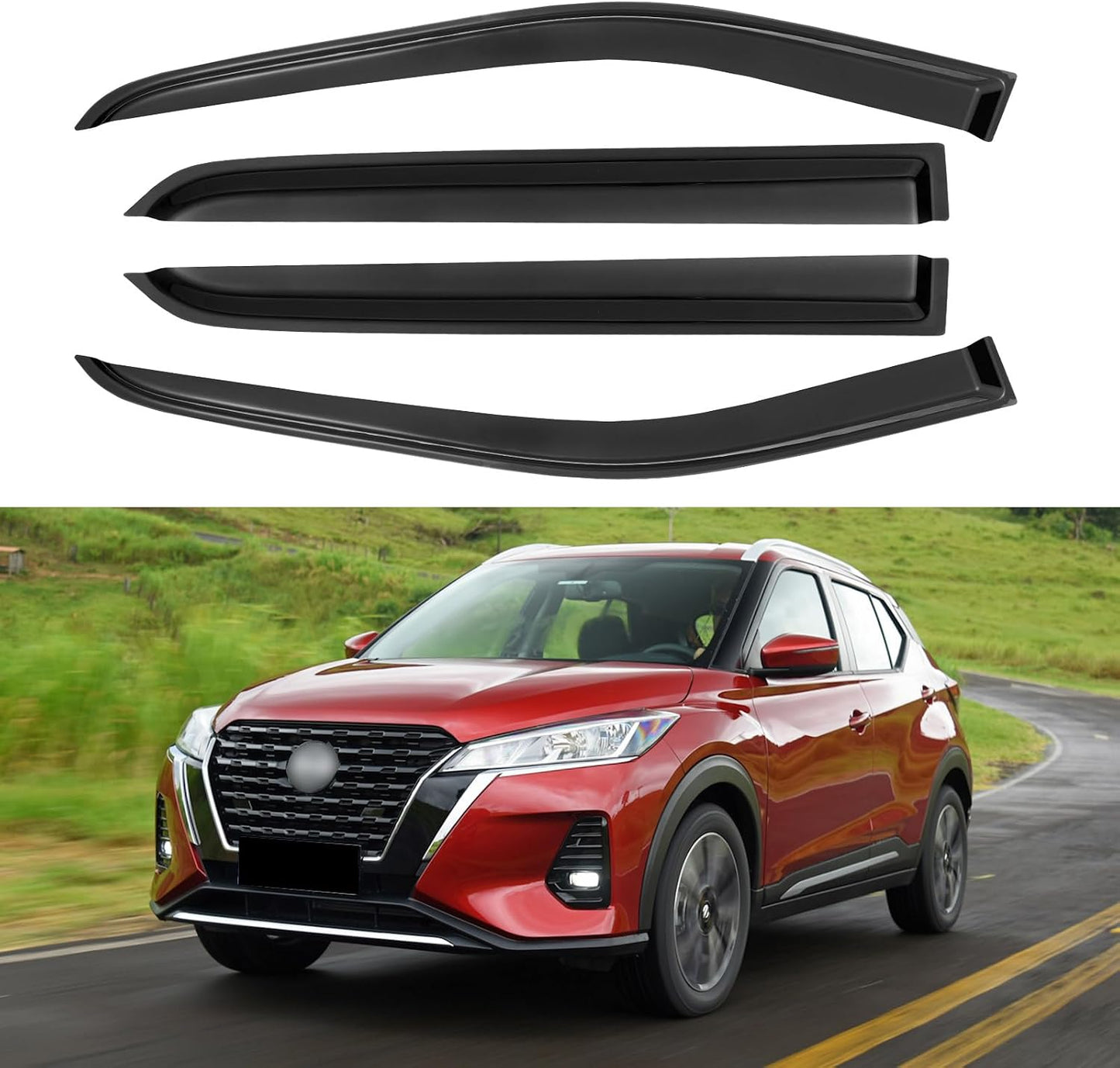 Window Visors Rain Guards for 2020-2025 Nissan Sentra