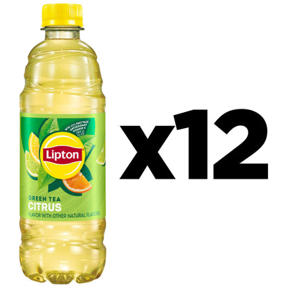 Lipton Iced Tea Lemon, 16.9 Fl Oz Bottles (Pack of 12)