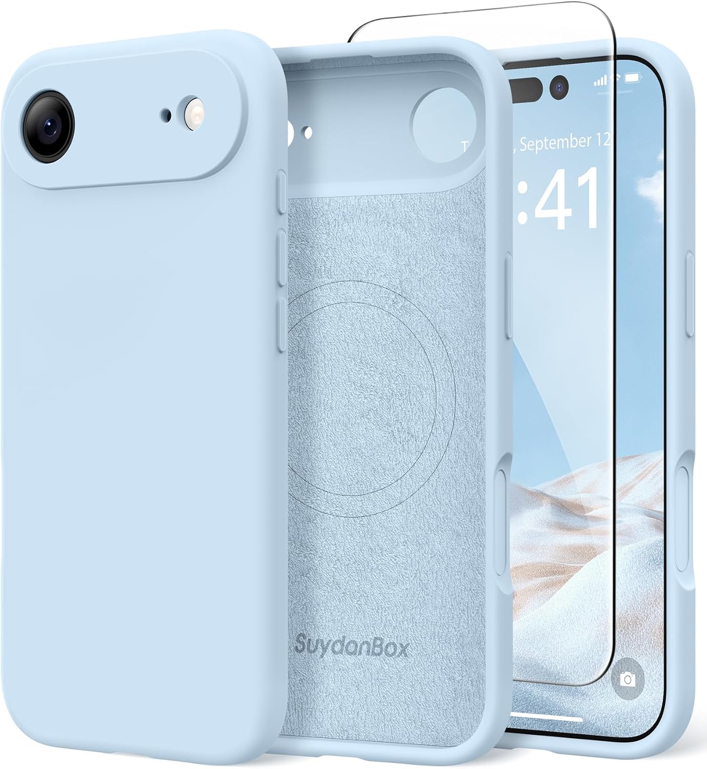 Magnetic for iPhone 17 Case Silicone Matcha