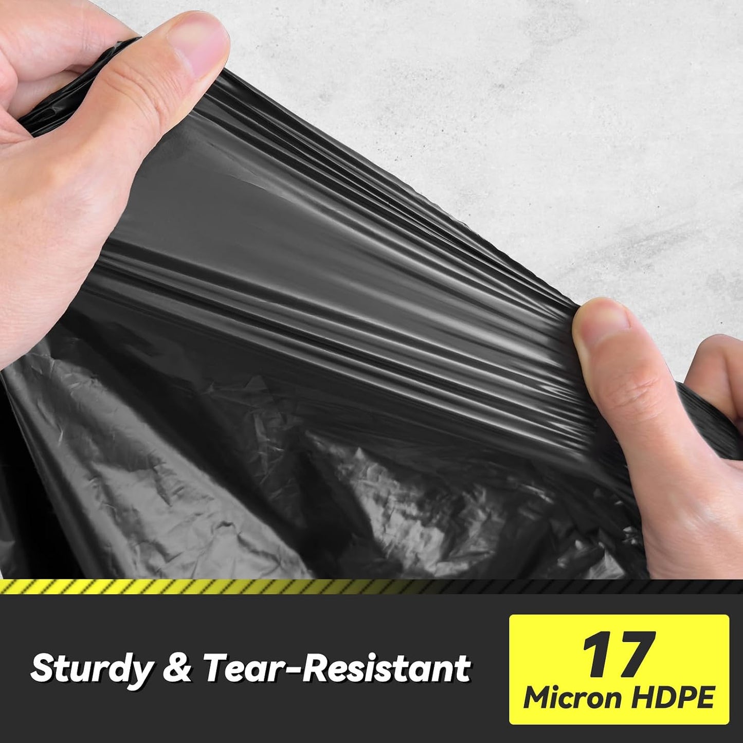 Wowflash 100 Count 55-60 Gallon Trash Bags