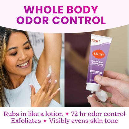Lume Whole Body Deodorant - Cream Tube - 3 oz (Clean Tangerine)