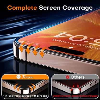 TOCOL for iPhone 17 Pro Max Screen Protector, Clear