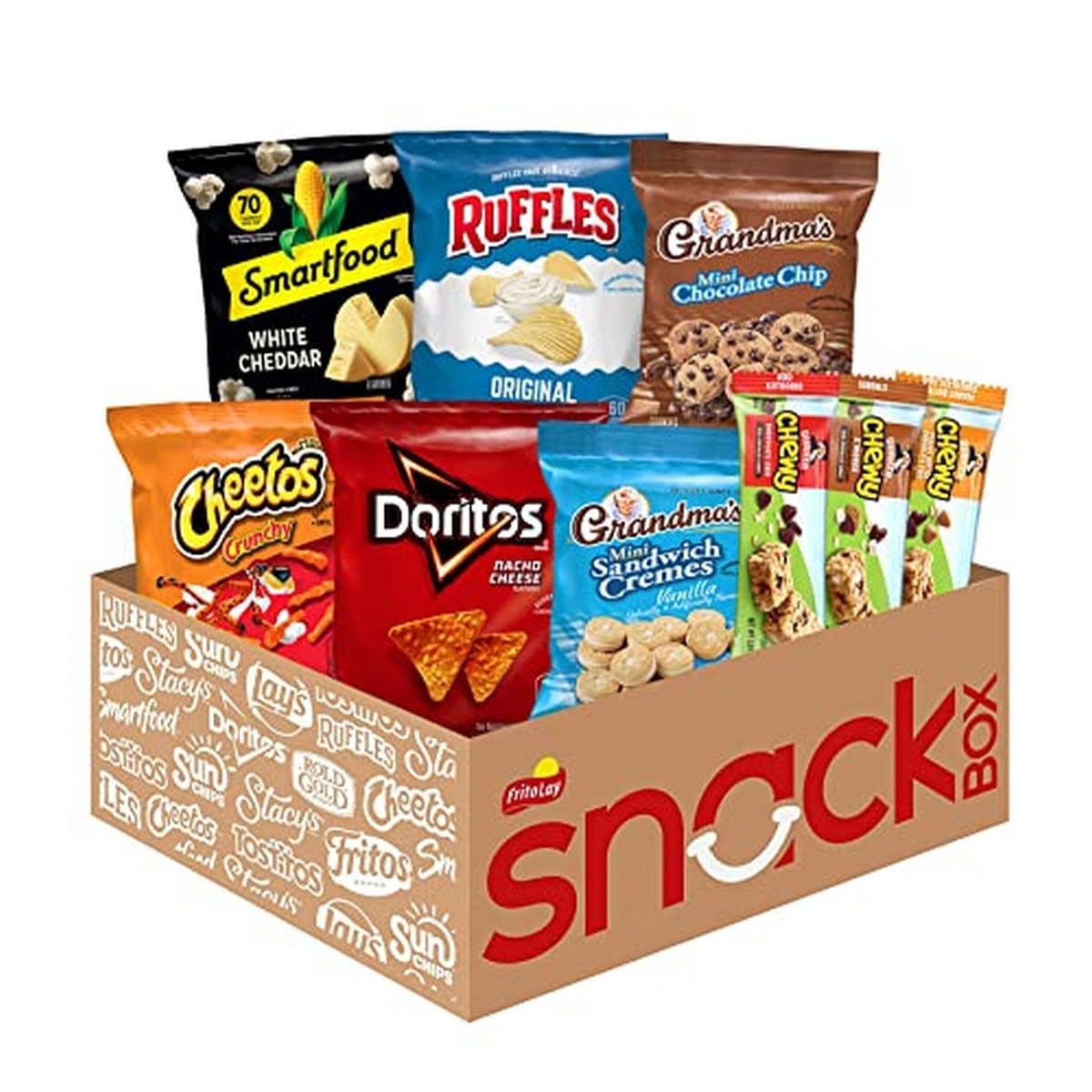 Frito-Lay Ultimate Snack Care Package, Favorites Mix, Variety Assortment of Chips, Cookies, Crackers & More, 40 Count