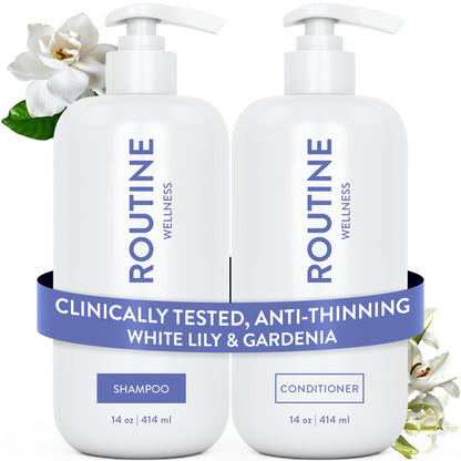 Routine Wellness Shampoo & Conditioner Set - Jasmine & Orange Blossom