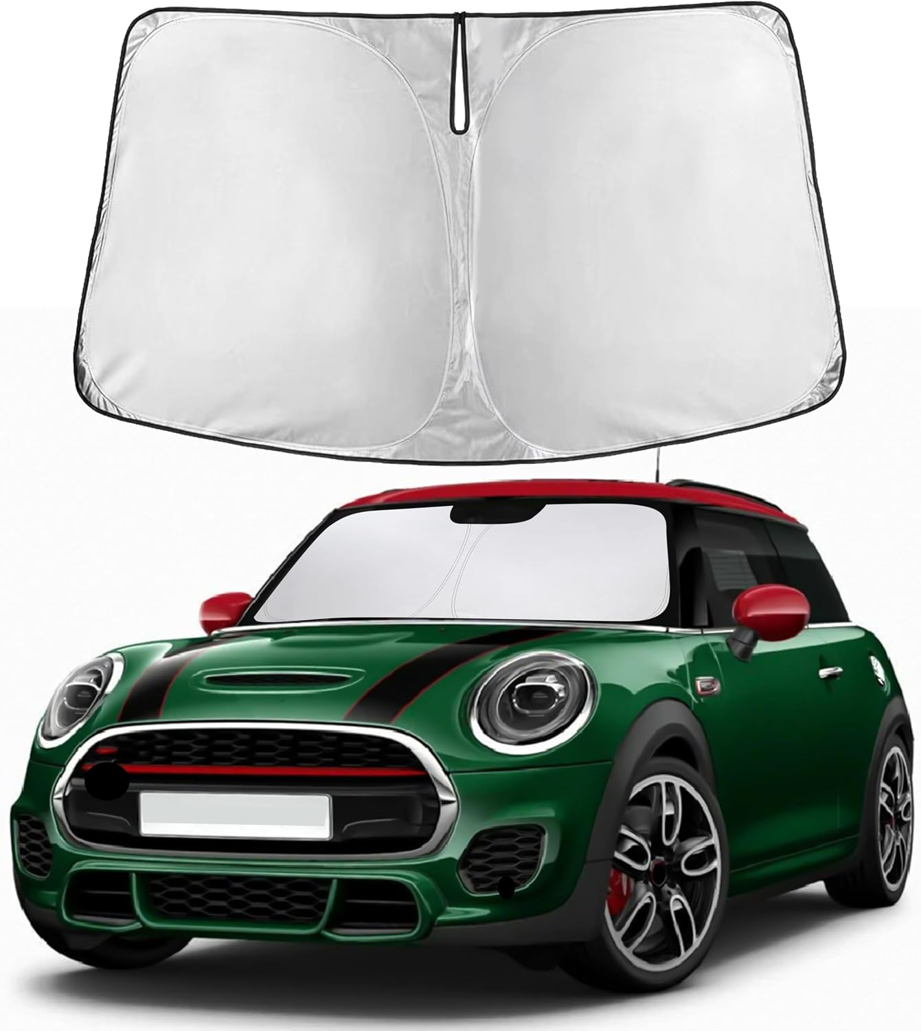 Autovir Windshield Sun Shade, 2017-2026 Tesla Model 3 & Y, 280T Visor Shade